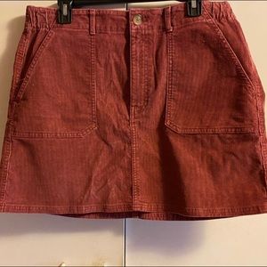 AEO Women’s Corduroy Mini Skirt NWT